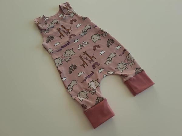 Strampler Wilde Tiere Fuchsia